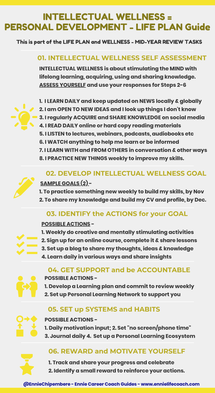 INTELLECTUAL WELLNESS - REVIEW and LIFE PLAN Guide